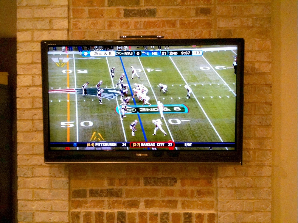 Flat Panel TV install 2